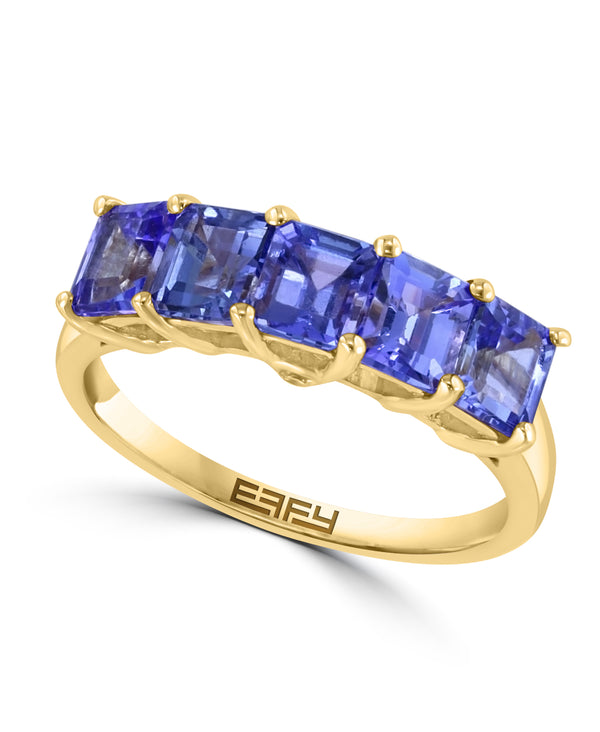 Effy 14K Yellow Gold Tanzanite Ring