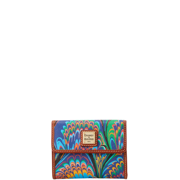 Dooney & Bourke Plumes Small Flap Wallet