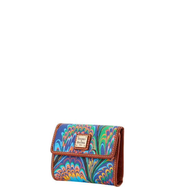 Dooney & Bourke Plumes Small Flap Wallet