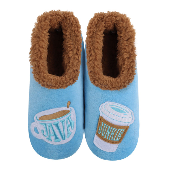 Snoozies Womens Java Junkie Pairable Slipper