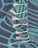 Sand Cloud Mint Swirl Turtle 37 x 67 Beach Towel