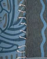 Sand Cloud Blue Tidal Large 51 x 70 Beach Towel