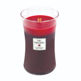 WoodWick Large Trilogy Hourglass Candle - Sun Ripened Berries Trilogy