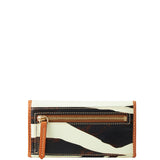 Dooney & Bourke Zebra Leather Continental Clutch