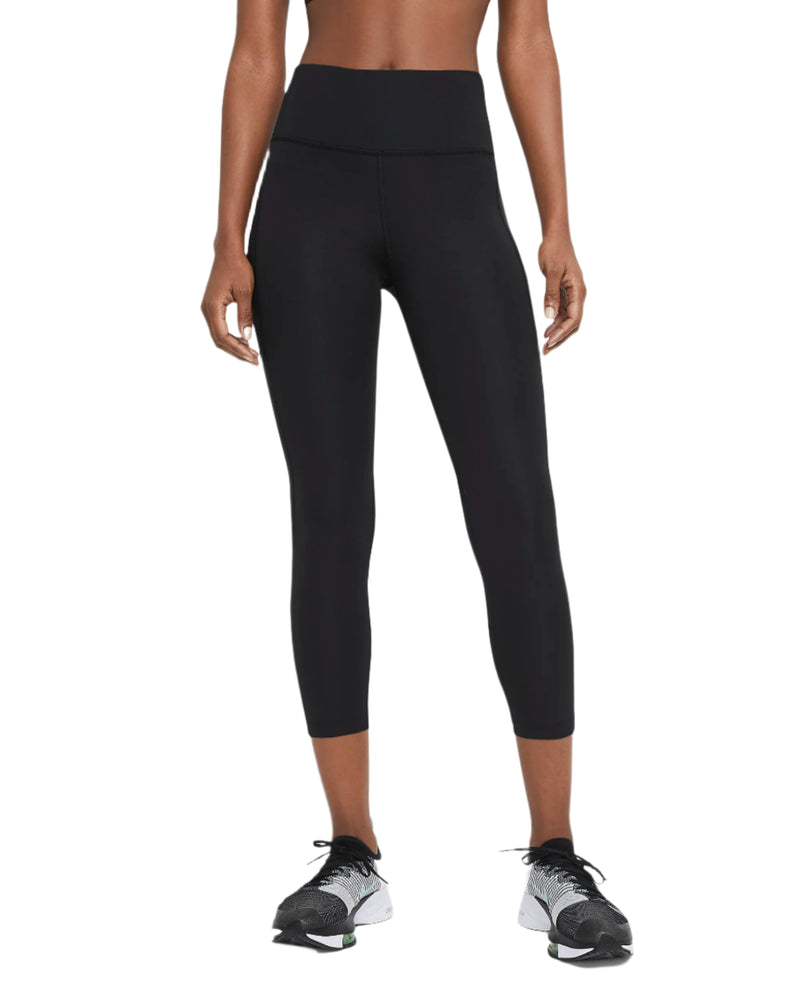 Nike Womens Mid-Rise Dri-Fit Crop Running Leggings