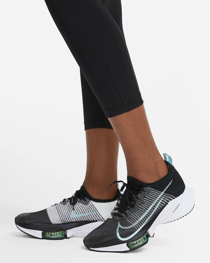 Nike Womens Mid-Rise Dri-Fit Crop Running Leggings