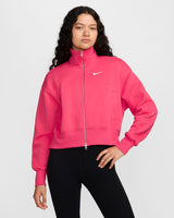 Nike Womens Sportswear Phoenix Fleece Oversized Track Full-Zip Jacket