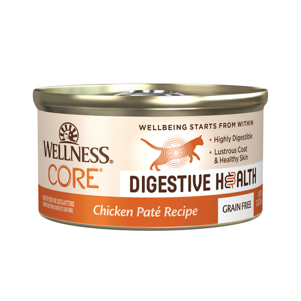 Wellness CORE Digestive Health Pate Chicken Wet Cat Food - 3 oz.