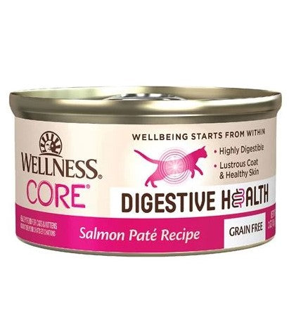 Wellness CORE Digestive Health Pate Wet Cat Food - Salmon - 3 oz.