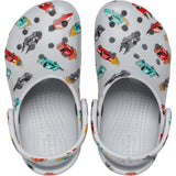 Crocs Toddler Classic Race Cars Graphic Clogs