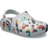 Crocs Toddler Classic Race Cars Graphic Clogs