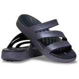 Crocs Womens Getaway Glimmer Strappy Sandals