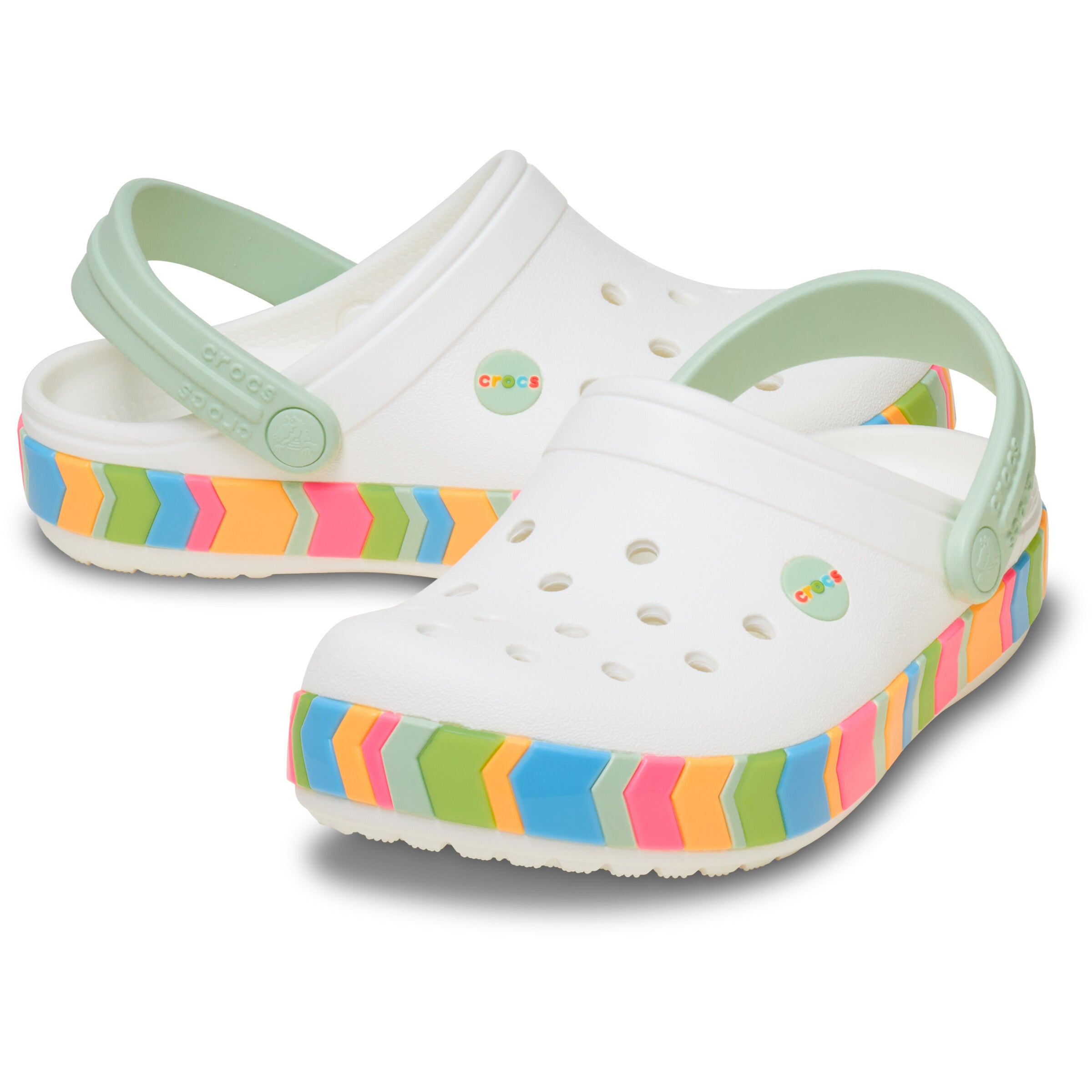 Crocs Kids Crocband Chevron Band Clogs – ShopCGX