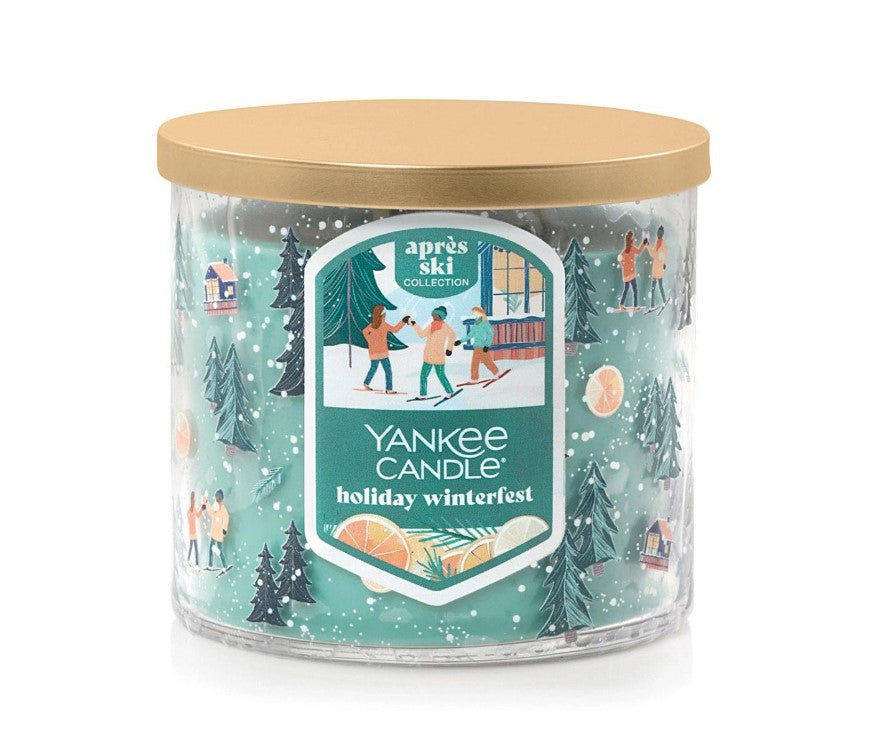 くーページYankee Candle Holiday Winterfest Yankee Candle 3-Wick Candle - Holiday Winterfest – ShopCGX