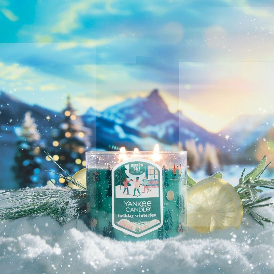 くーページYankee Candle Holiday Winterfest Yankee Candle 3-Wick Candle - Holiday Winterfest – ShopCGX