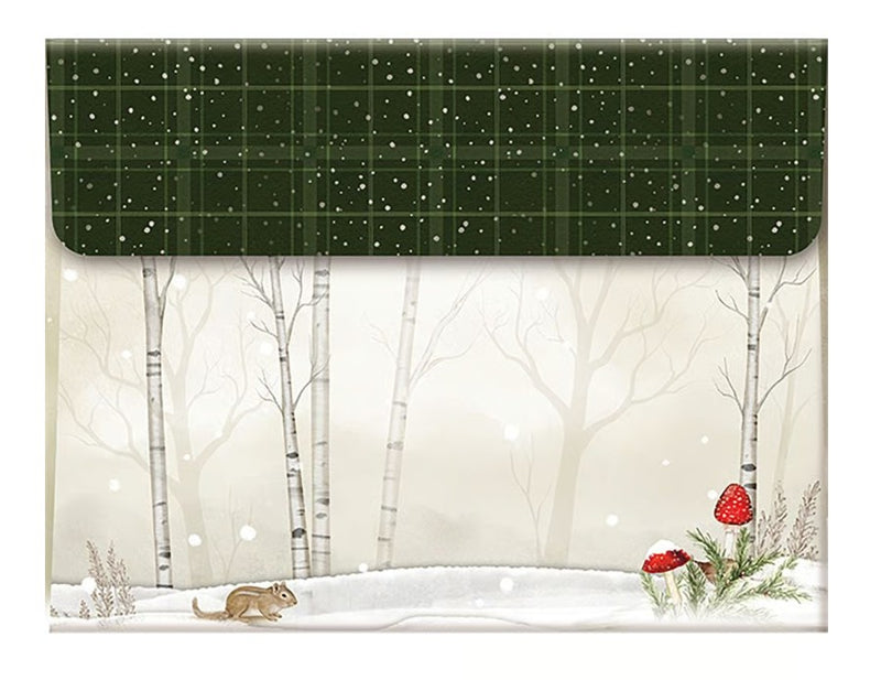 Lang Woodland Snowman Pop-Up Christmas Cards