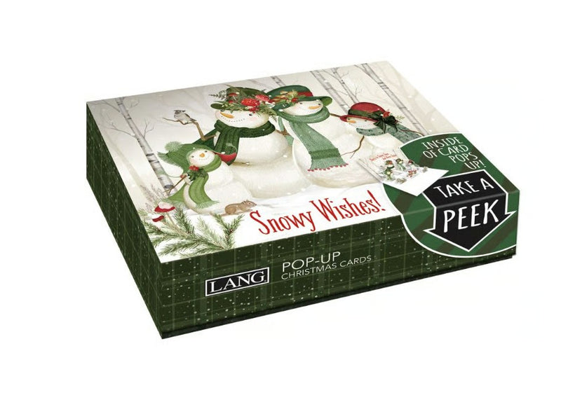 Lang Woodland Snowman Pop-Up Christmas Cards