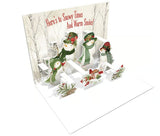 Lang Woodland Snowman Pop-Up Christmas Cards