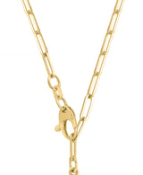 EFFY 14K Yellow Gold Diamond Saphire Pendant Necklace