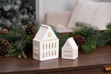 C&F Home Ceramic White House Figurines - Set of 2