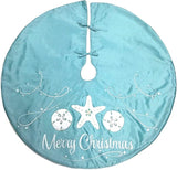 Fancy That Starfish Merry Christmas Tree Skirt