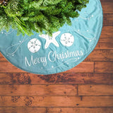 Fancy That Starfish Merry Christmas Tree Skirt