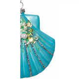C&F Home Scallop Shell Glass Ornament