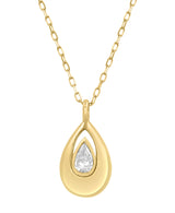 Effy 14K Yellow Gold Diamond Pendant Necklace