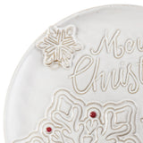 C&F Home Scandi Snowflake Plate