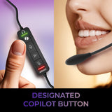 Adesso Xtream P7 AI Copilot Wired Headset with Microphone
