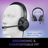 Adesso Xtream P7 AI Copilot Wired Headset with Microphone