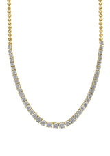Effy 925 Sterling Silver & 14K Yellow Gold Diamond Necklace
