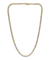 Effy 925 Sterling Silver & 14K Yellow Gold Diamond Necklace