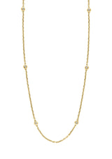 Effy 925 Sterling Silver & 14K Yellow Gold Diamond Necklace