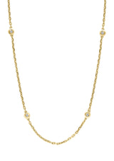 Effy 925 Sterling Silver & 14K Yellow Gold Diamond Necklace