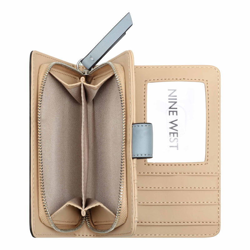 Nine West Lockup 9S French Wallet