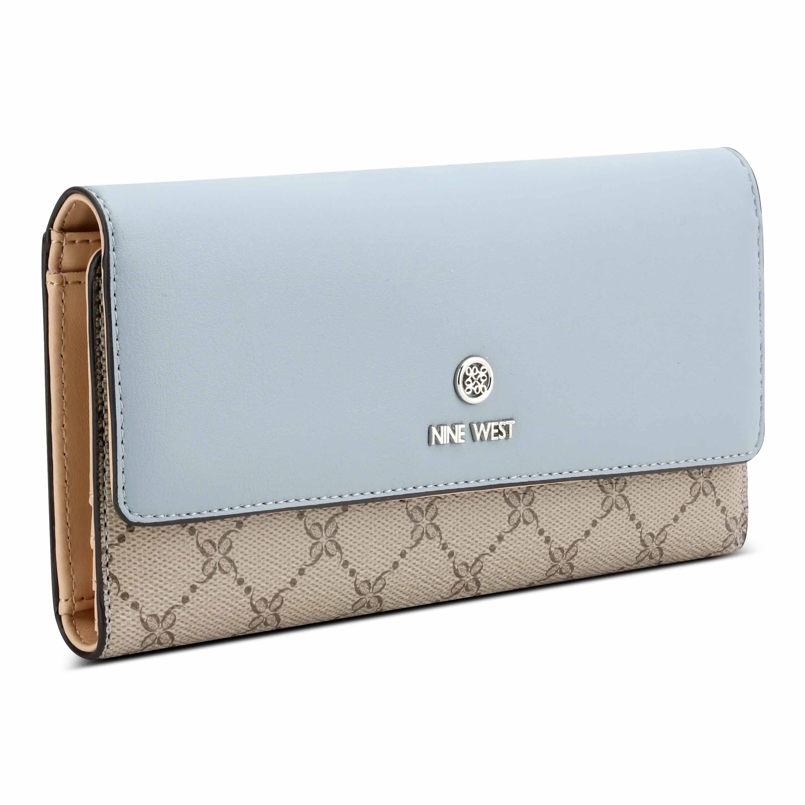 Nine West Lockup 9S Chec Sec Wallet