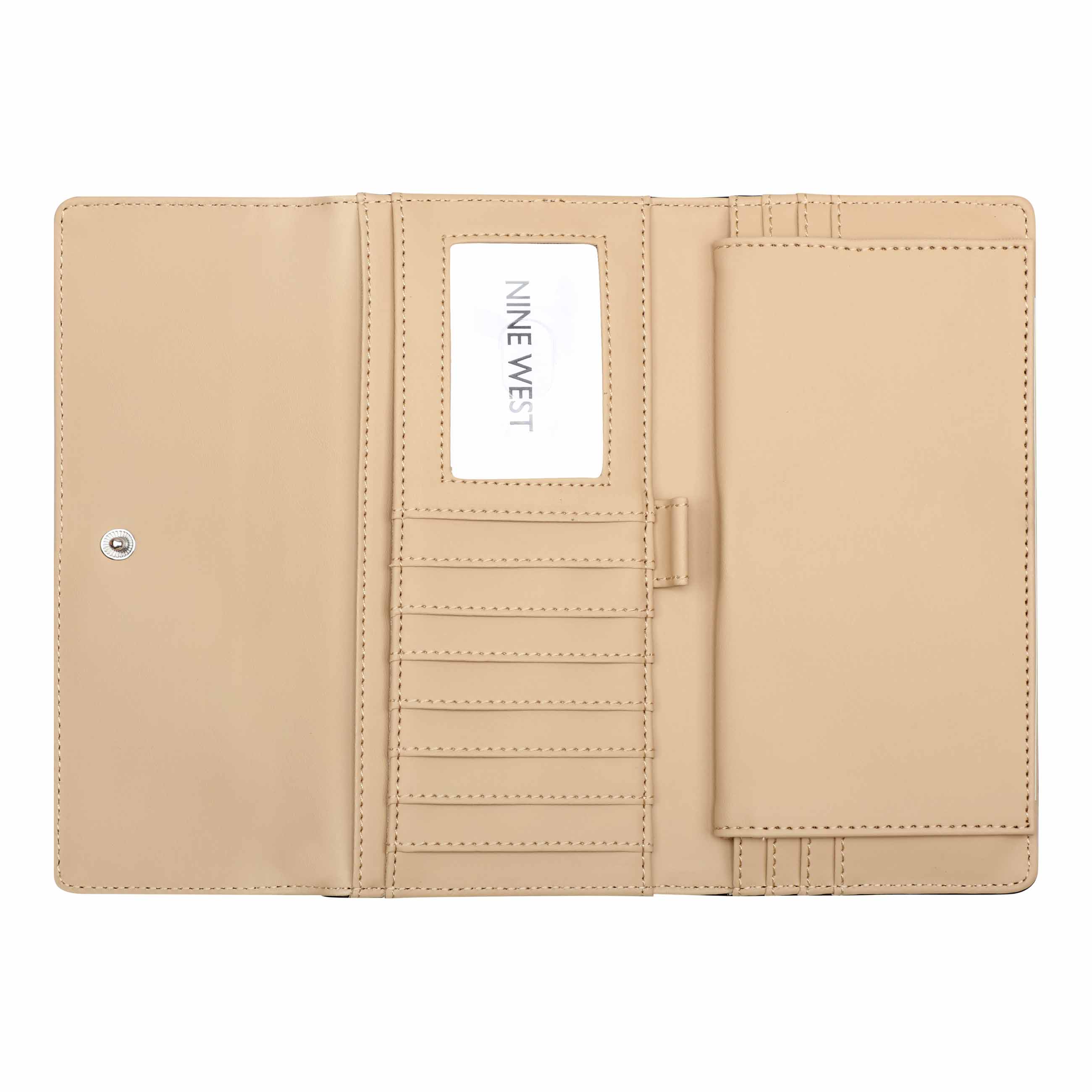 Nine West Lockup 9S Chec Sec Wallet