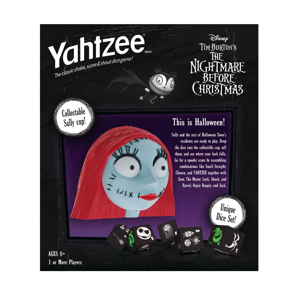 The OP Games YAHTZEE: Disney The Nightmare Before Christmas Sally