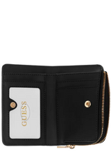 GUESS Laurel II Saffiano Zip Around Card Case Wallet