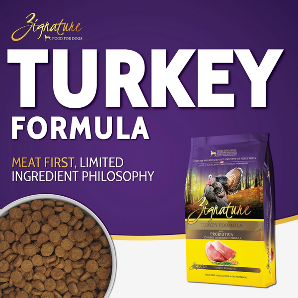 Zignature Turkey Formula Dry Dog Food - 4 lbs.