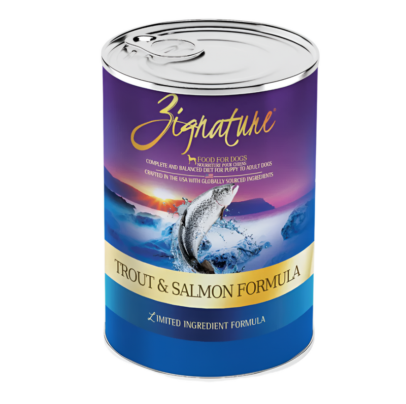 Zignature Trout & Salmon Formula Wet Dog Food - 13 oz.