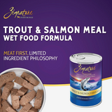 Zignature Trout & Salmon Formula Wet Dog Food - 13 oz.