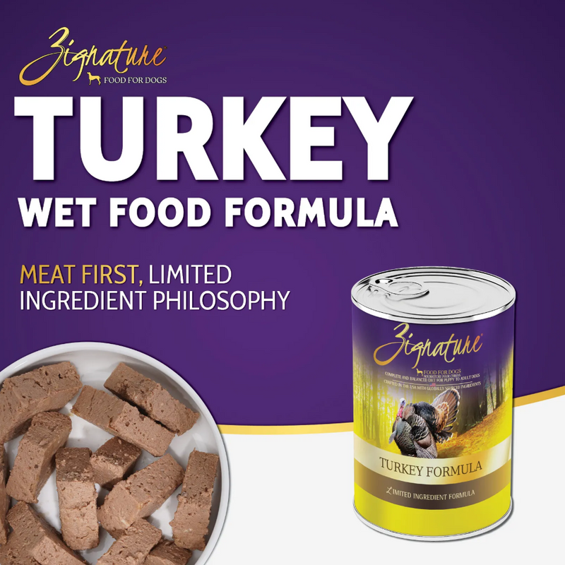 Zignature Turkey Formula Wet Dog Food - 13 oz.