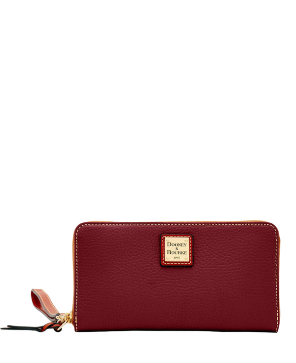Dooney & Bourke Pebble Grain Large Zip Around Wristlet