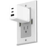PhoneSuit GAN USB-C/C/A 65-Watt Wall Charger