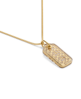COACH Signature Lucite Hangtag Pendant Necklace
