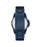 Fossil Fossil Blue Dive Three-Hand Navy Stainless Steel Watch
