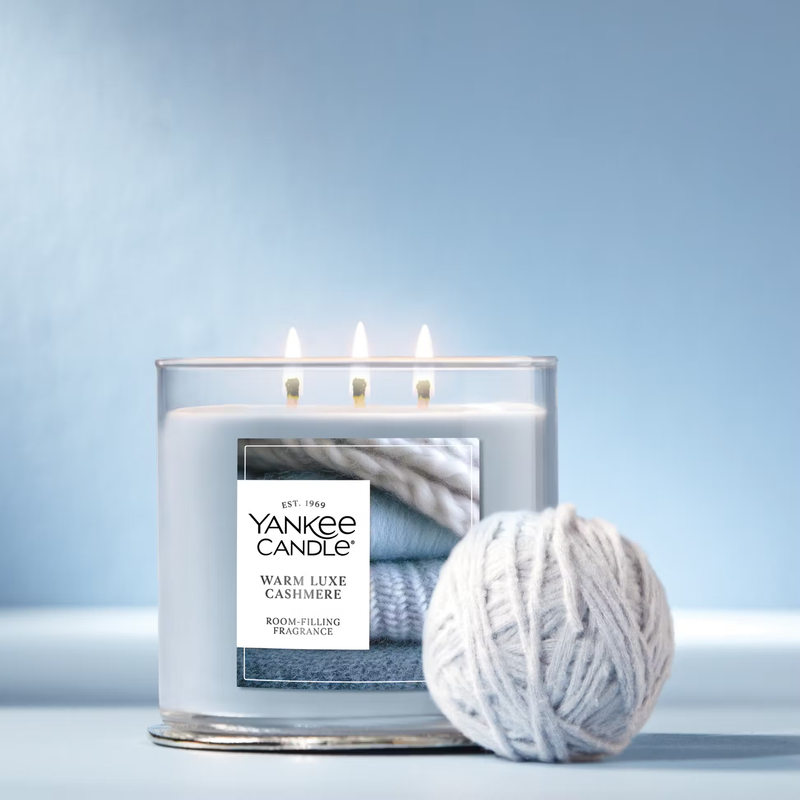 Yankee Candles 3-Wick Candle - Warm Luxe Cashmere