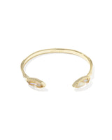 Kendra Scott Ophelia Gold Cuff Bracelet - Iridescent Abalone